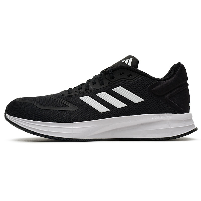 Knit Fabric Lace Up Sneakers - อาดิดาส KJ4020 รองเท้าผ้าใบกีฬาสำหรับผู้ชาย สีดำ ผ้าถัก ระบายอากาศ