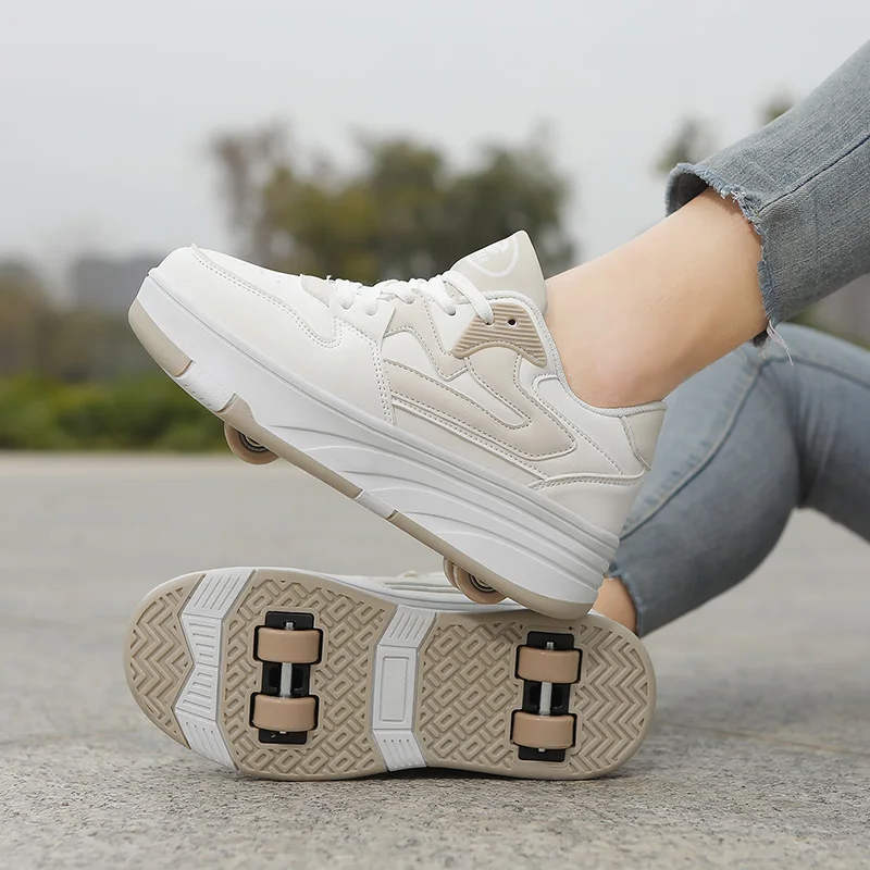 รองเท้าสเก็ตสำหรับเด็ก ใช้เล่น - Running Shoes บทวิจารณ์และราคา