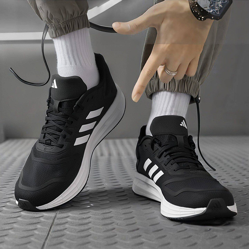 อาดิดาส KJ4020 รองเท้าผ้าใบกีฬ - Knit Fabric Lace Up Sneakers บทวิจารณ์และราคา