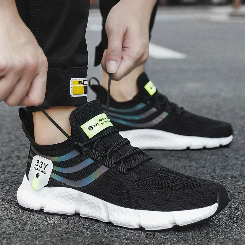 รองเท้าผ้าใบสำหรับผู้ชายรองเท้ - Breathable Mesh Athletic Shoes บทวิจารณ์และราคา