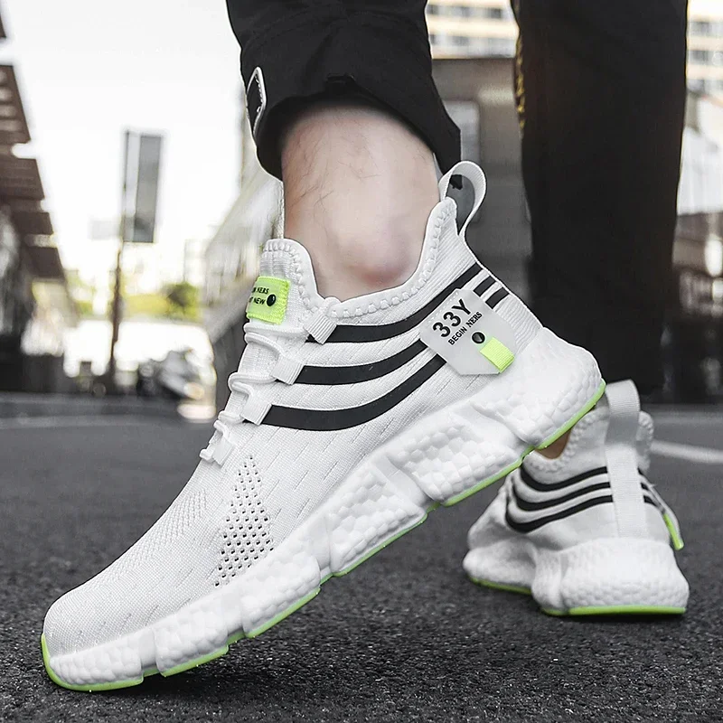 รองเท้าผ้าใบสำหรับผู้ชายรองเท้ - Breathable Mesh Athletic Shoes บทวิจารณ์และราคา